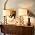 Ziqqeelam Gold Table Lamp Set of 2, 24.4" Table Lamps for Living Room, Gold Tall Skinny Table Lamps, Modern Buffet Lamp for Bedroom Bedside, Nightstand, Desk, End Table, Entry Way