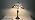 WERFACTORY Tiffany Lamp Blue Purple Cloud Stained Glass Style Table Lamp