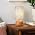 Ziqqeelam Flowers Cute Small Table Lamp, Boho Floral Table Lamps for Bedroom, Bedside Small Table Lamp for Small Space, Farmhouse Mini Table Lamp with Flowers Shape for Bedroom, Living Room, Nursery