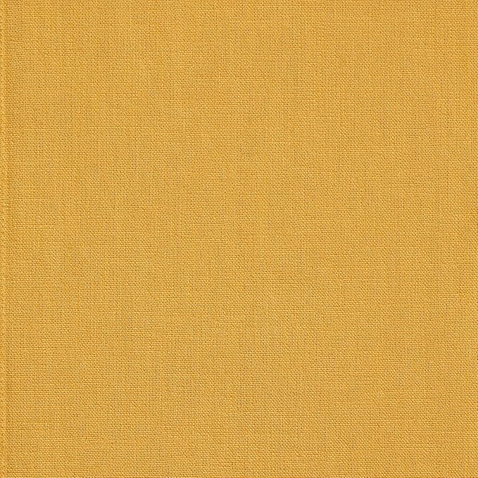 ZeeMart Rustic Cotton Linen Table Runner, 13x90 Inches Yellow | Farmhouse Style Linen Table Runners 90 Inches Long, Washable Kitchen Dining Table Decoration for Home Party Decor