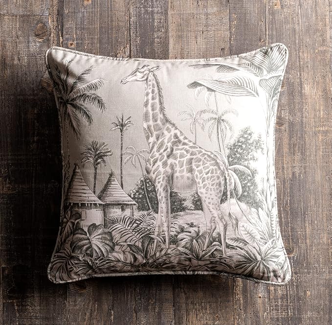 Maison d' Hermine Throw Pillow Covers 100% Cotton (20" x 20" - Pack of 1)
