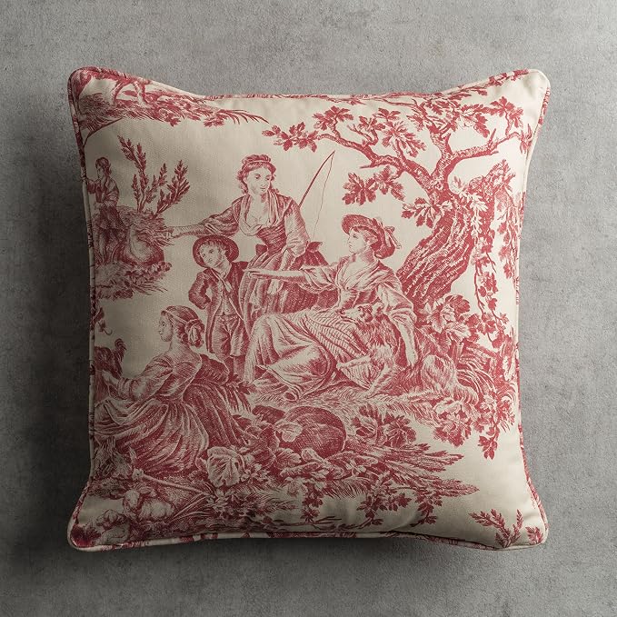 Maison d' Hermine Throw Pillow Covers 100% Cotton (20" x 20" - Pack of 1)