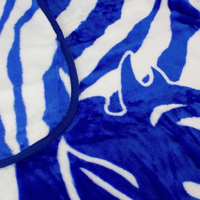 College Covers Everything Comfy Duke Blue Devils Soft Raschel Throw Blanket, 60 in by 50 in