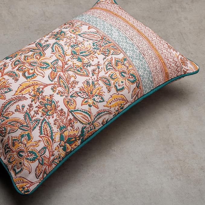Maison d' Hermine Throw Pillow Covers 100% Cotton (12" x 20" - Pack of 1)