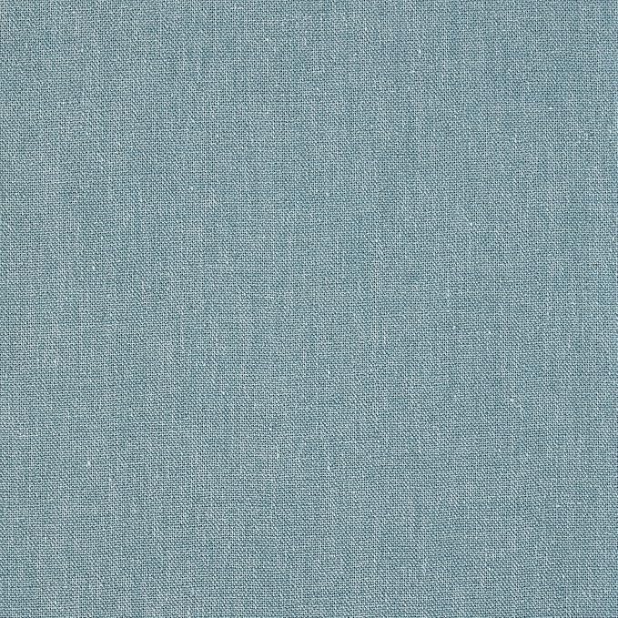 ZeeMart Rustic Cotton Linen Table Runner, 13x36 Inches River Blue | Farmhouse Style Linen Table Runners 36 Inches Long, Washable Kitchen Dining Table Decoration for Home Party Decor