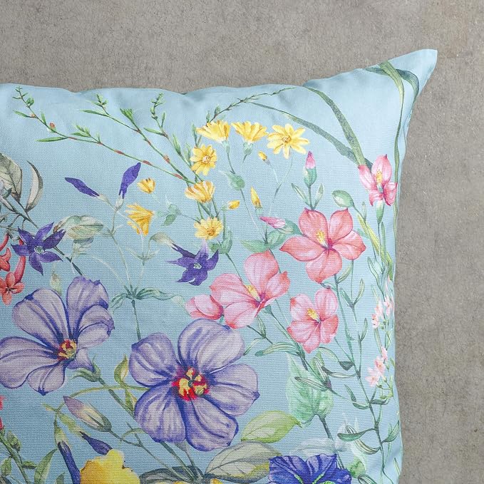 Maison d' Hermine Throw Pillow Covers 100% Cotton (18" x 18" - Pack of 1)