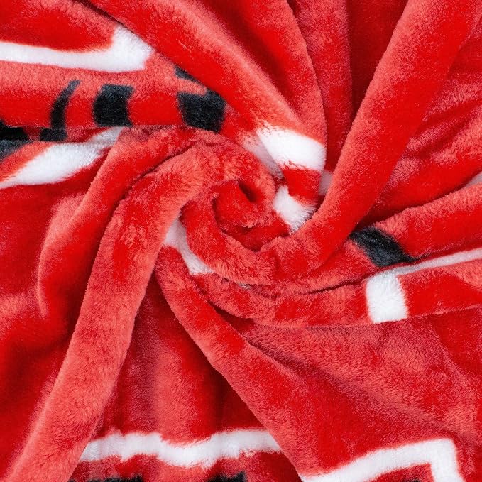 College Covers Nebraska Cornhuskers Raschel Throw Blanket, 60 in by 50 in
