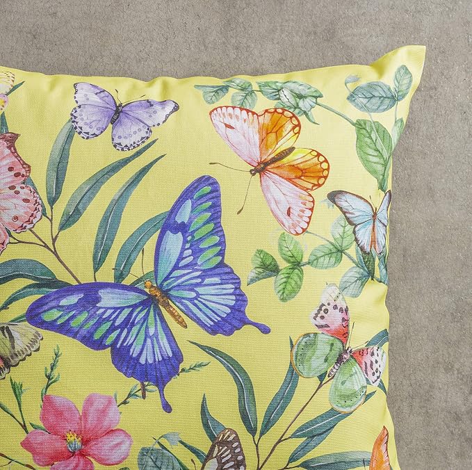 Maison d' Hermine Throw Pillow Covers 100% Cotton (20" x 20" - Pack of 1)