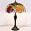 WERFACTORY Tiffany Table Lamp Stained Glass Bedside Lamp 16X16X24 Inches