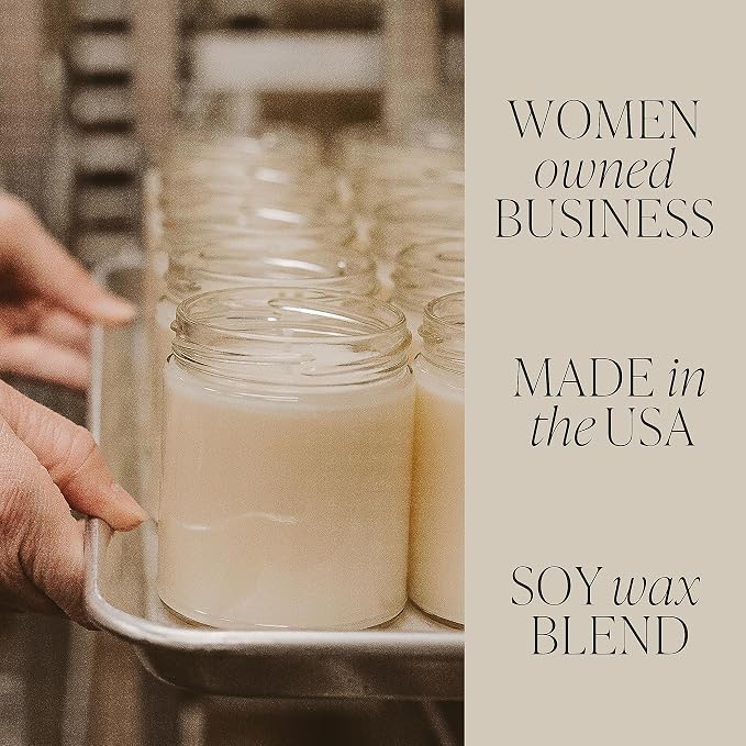 Sweet Water Decor Self Care Non Toxic Soy Candle - Candles for Home or Gifts - 100% Cotton Wick & Spa Scented Soy Wax Candles with 40 Hour Burn Time - 9oz Clear Jar - Made in the USA