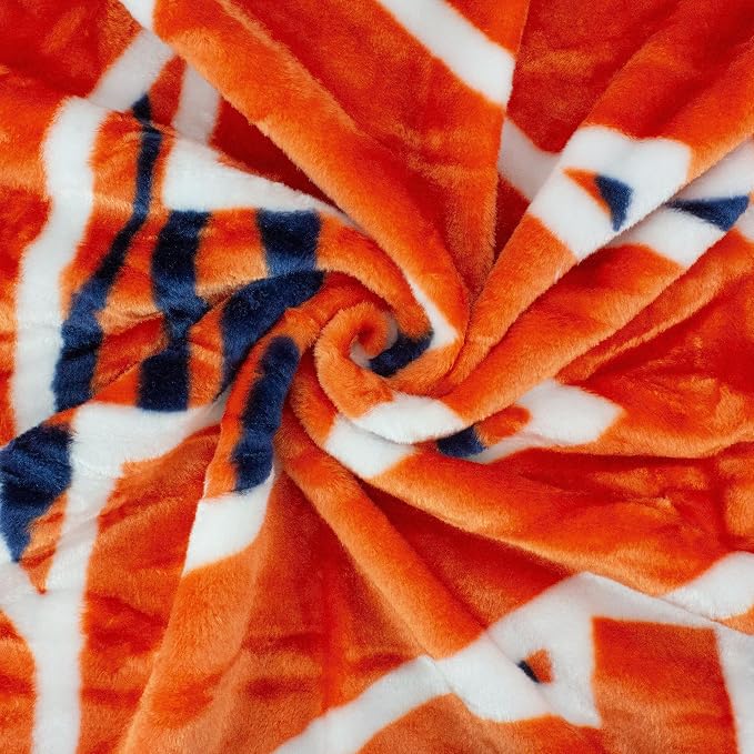 College Covers Auburn Tigers Raschel Throw Blanket, 60 in by 50 in