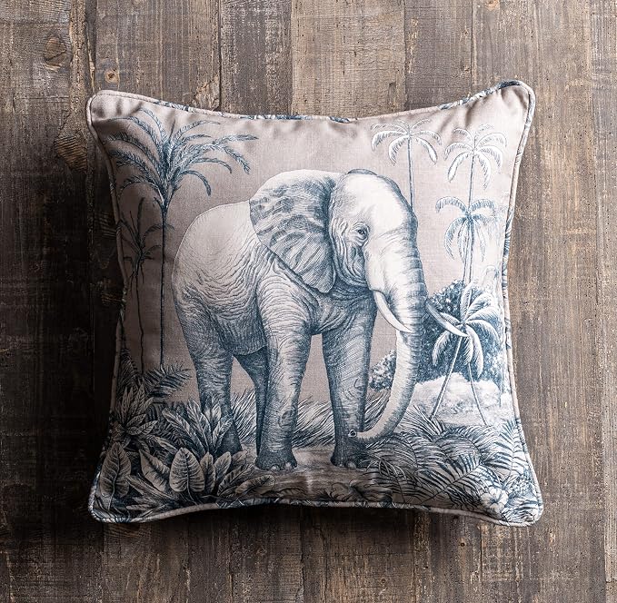 Maison d' Hermine Throw Pillow Covers 100% Cotton (18" x 18" - Pack of 1)