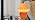 HEQET Mushroom Lamp Orange Glass Mushroom Table Lamp for Bedrooms, Living Room, Aesthetic Lamps for Bedroom, Cute Bedside Lamp