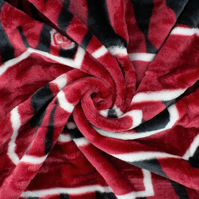 College Covers Oklahoma Sooners Raschel Throw Blanket, 60 in by 50 in