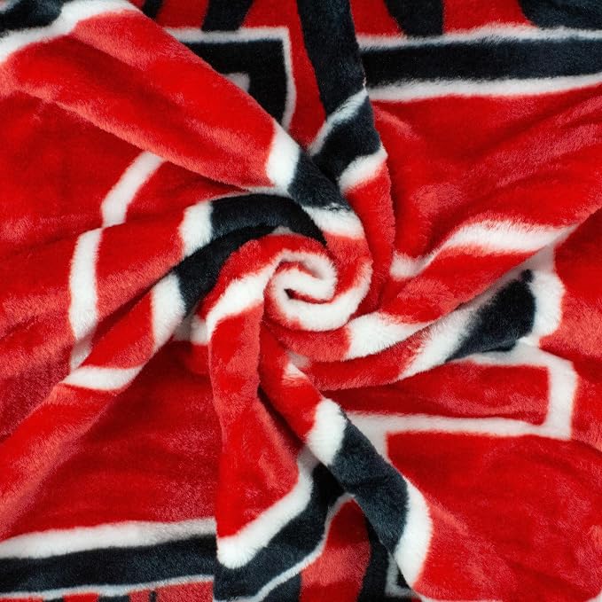 College Covers NC State Wolfpack Raschel Throw Blanket, 60 in by 50 in