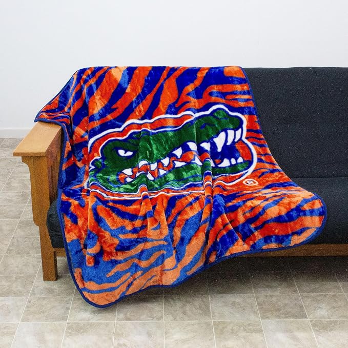 College Covers Florida Gators Raschel Throw Blanket, 60 in by 50 in