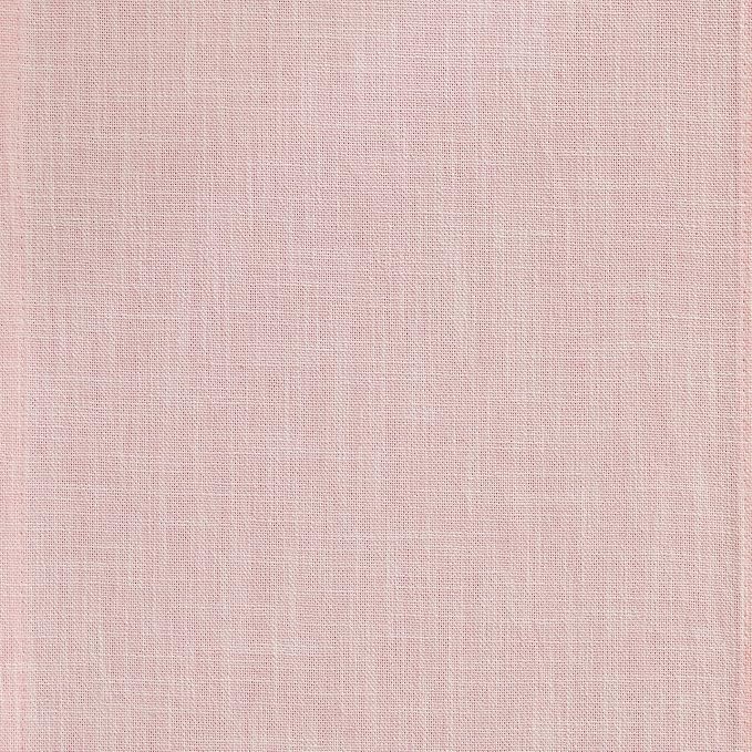 ZeeMart Rustic Cotton Linen Table Runner, 13x36 Inches Pink | Farmhouse Style Linen Table Runners 36 Inches Long, Washable Kitchen Dining Table Decoration for Home Party Decor